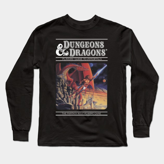 Dungeons and Dragons Immortals Set Long Sleeve T-Shirt by The Basement Podcast